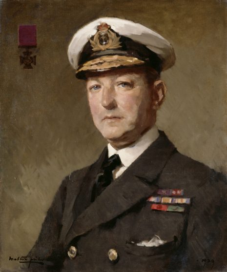 Portrait of Gordon Campbell, painted in 1922 by S Melton Fisher OA