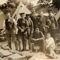 Dulwich College O.T.C. on camp, 1913