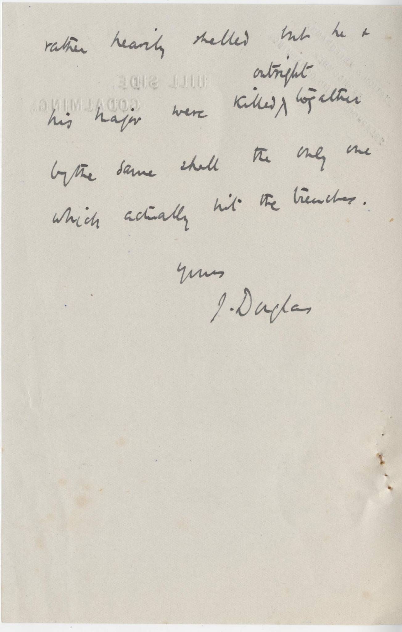Douglas S Letter 2