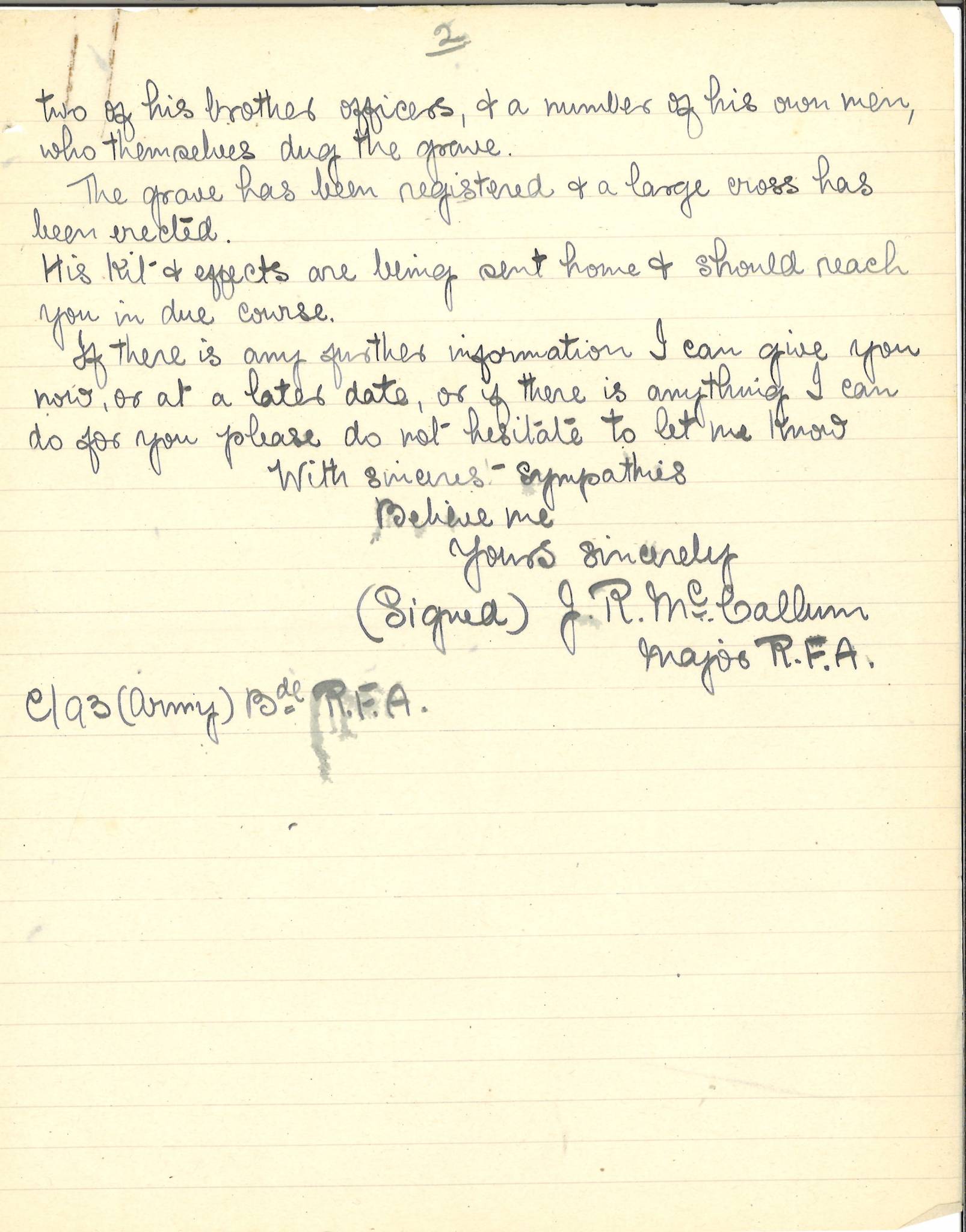 Payne H McCallum Letter 2