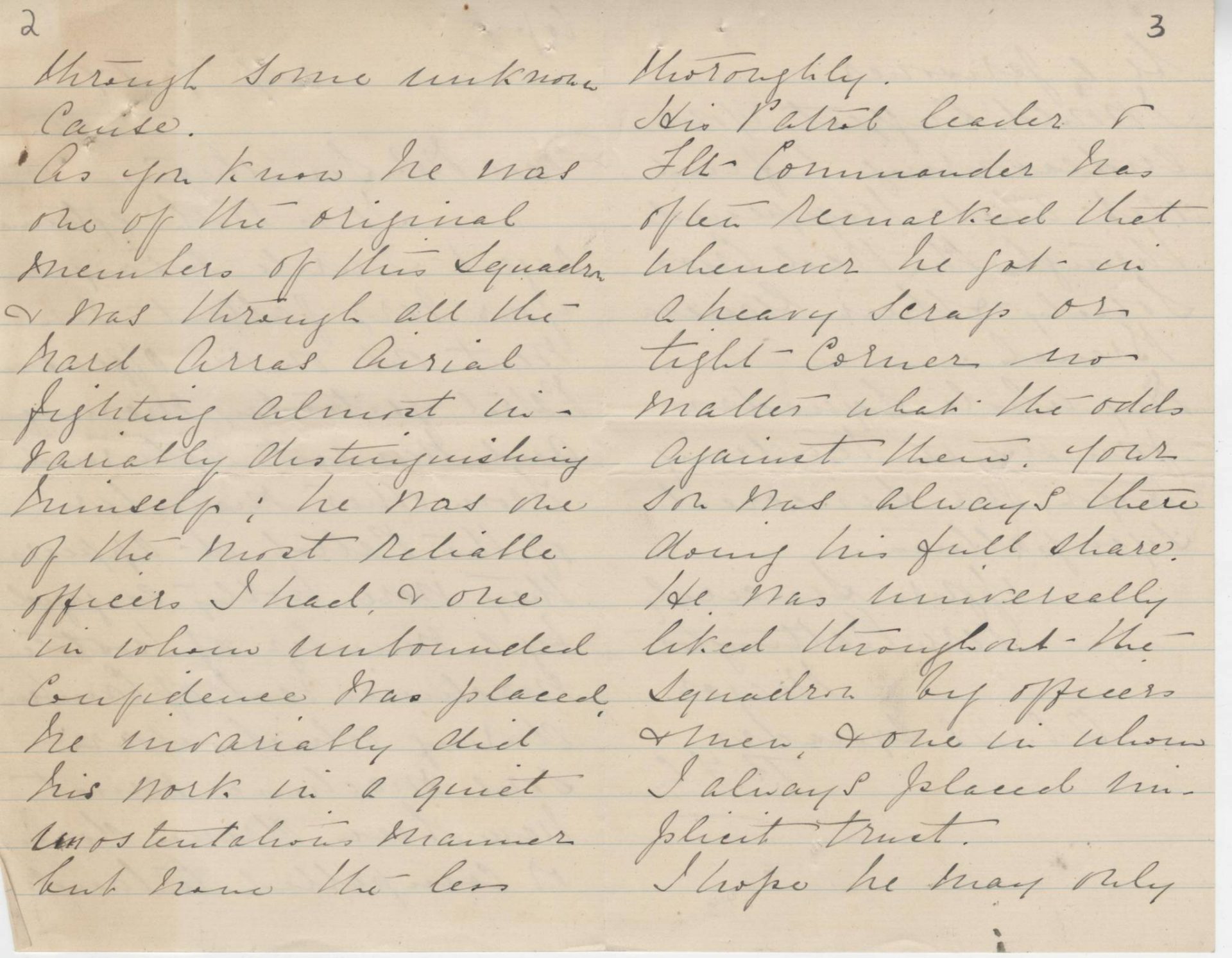 Smither H Bettington Letter 2