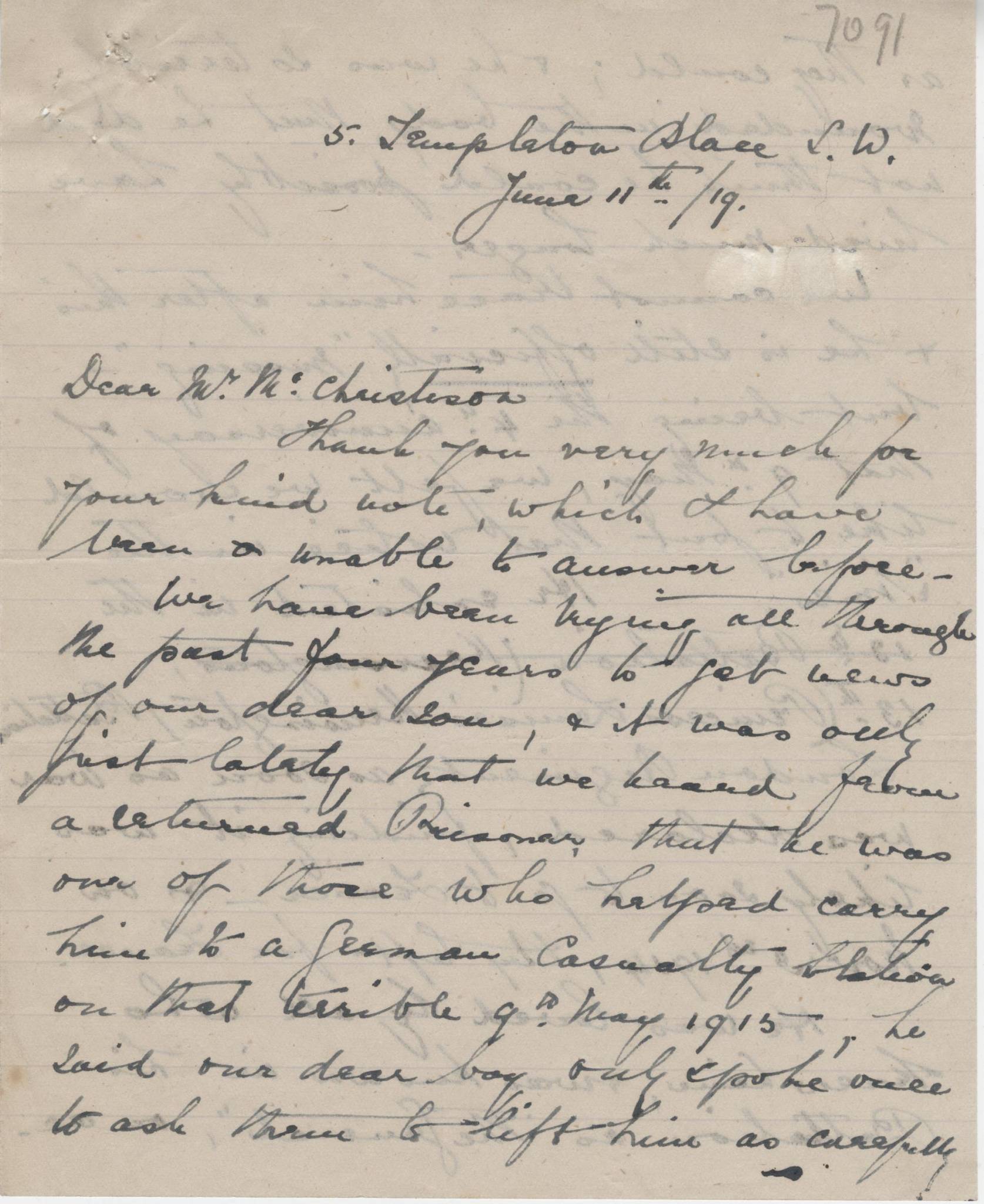 Williams GEN First Mother Letter 1