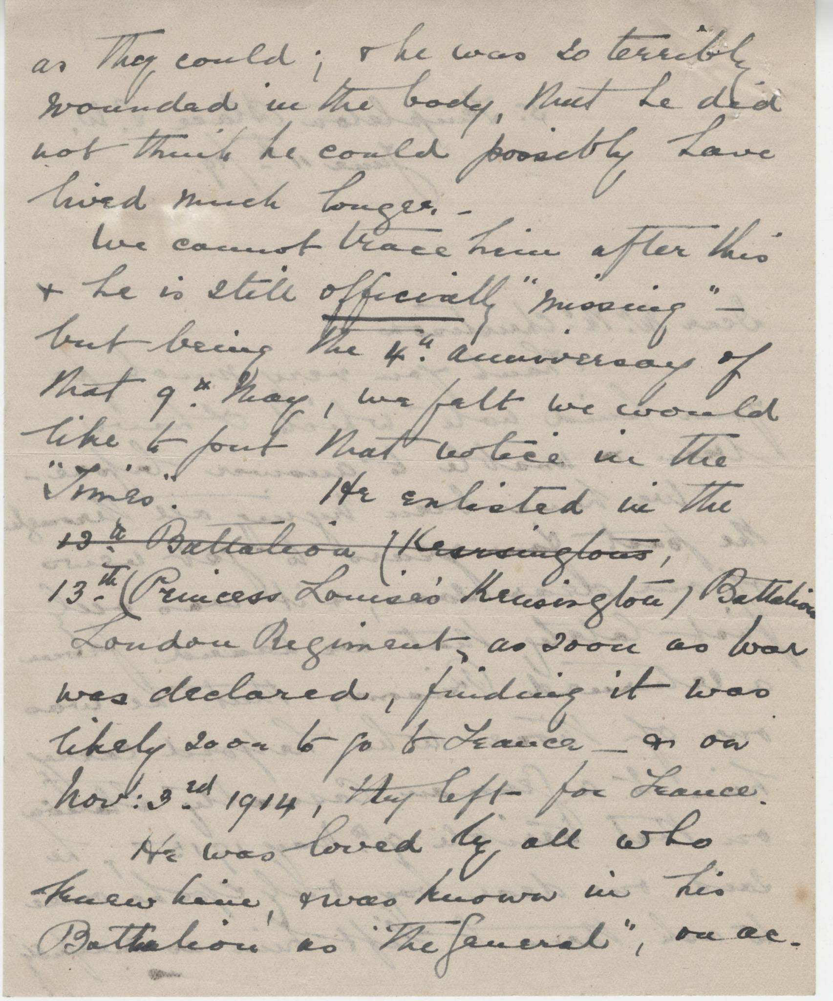 Williams GEN First Mother Letter 2