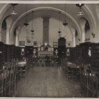 The interior of what is now the Old Library, c. 1903