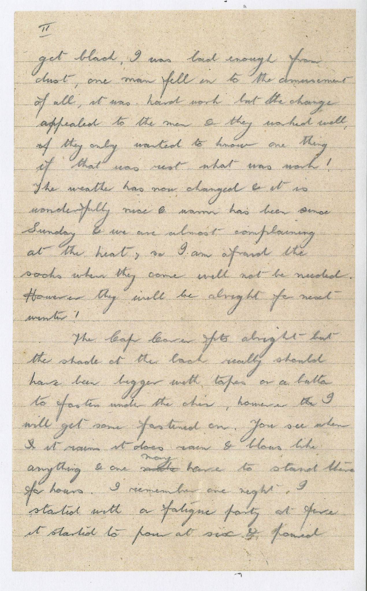 Styles AH letter 2 of 4. Photo courtesy of the Haines family archive.
