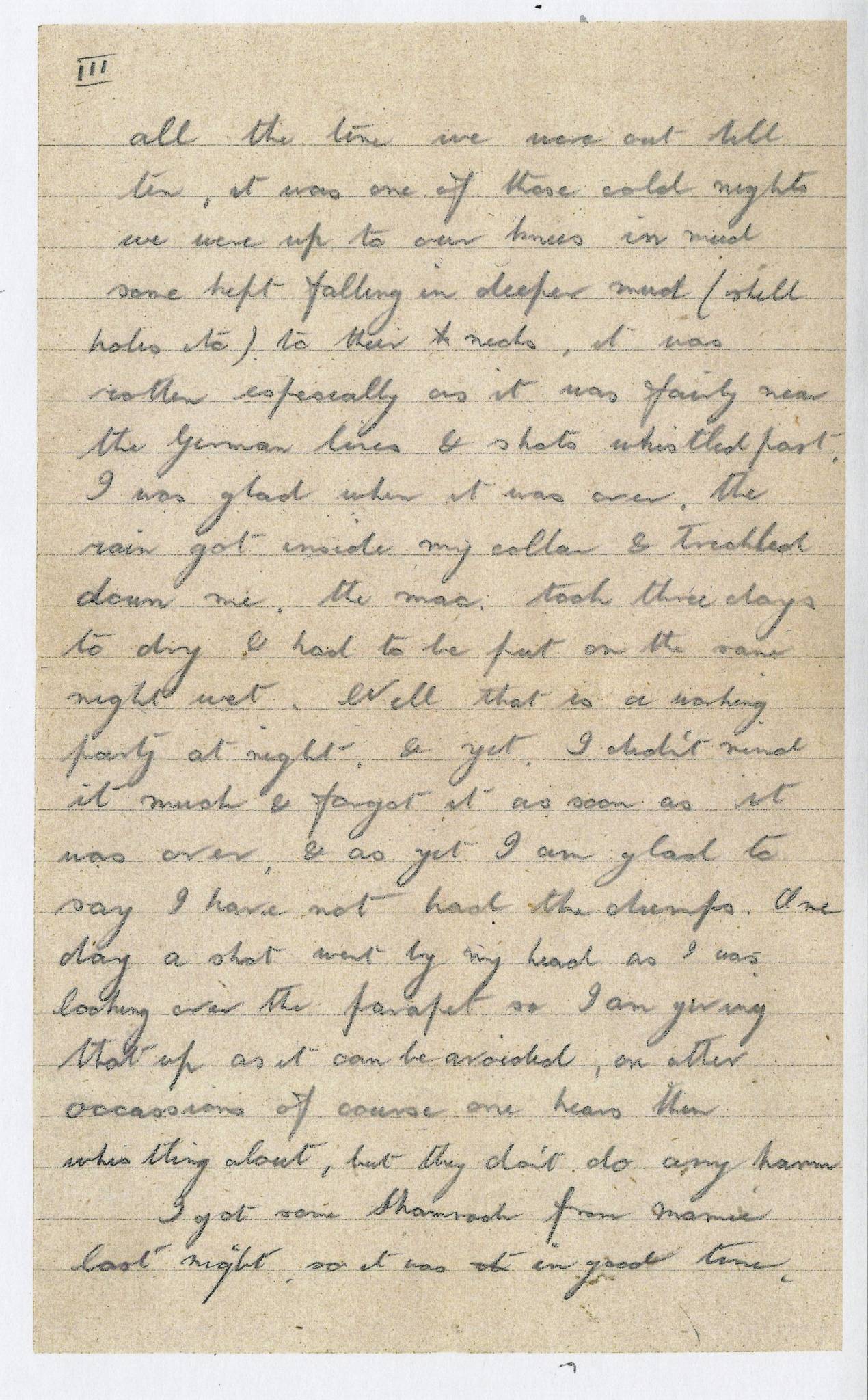 Styles AH letter 3 of 4. Photo courtesy of the Haines family archive.