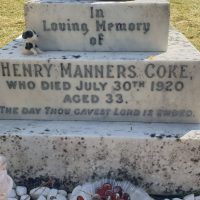 Coke HM Headstone